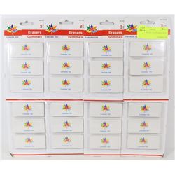 LOT OF CANADA 150 CELEBRATION ERASERS