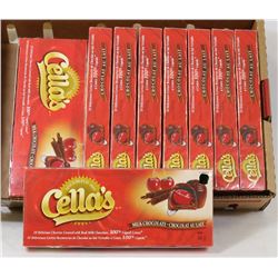 FLAT OF 10 CELLA'S MILK CHOCOLATE CHERRIES