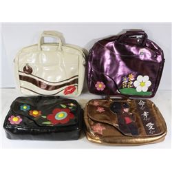 LOT OF 4 ASSORTED STYLE PURSES