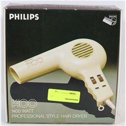 PHILIPS 1400W HAIR DRYER