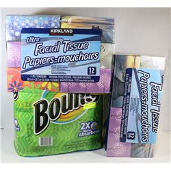 BUNDLE OF PAPER TOWEL, AND TISSUE PAPER