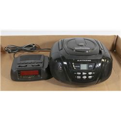 ELECTROHOME AM/FM CD PLAYER SOLD WITH COSMO CLOCK