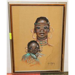 171) UNTITLED MOTHER AND CHILD CHRIS TOFFERSEY