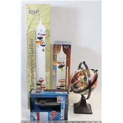 FLAT WITH 2 GALILEO THERMOMETER