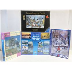 LOT OF SEALED PUZZLES CASSE-TETE
