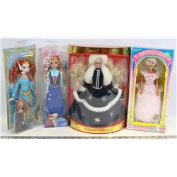 SET OF 4 DOLLS DISNEY PIXAR BRAVE