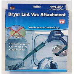 NEW DRYER LINT VAC ATTACHMENT