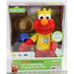 NEW TICKLE ME ELMO THE MUSICAL DOLL WITH