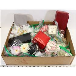 FLAT OF ASSORTED FASHION JEWELRY AND SOME