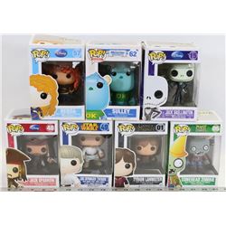 LOT OF 7 FUNKO POPS #01, 05, 15