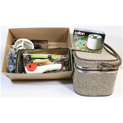 ESTATE BOX OF MISC INCLUDING SALTON SONIC JEWELRY