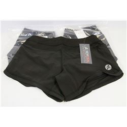 THREE NEW WOMENS WORK OUT SHORTS SIZE SMALL