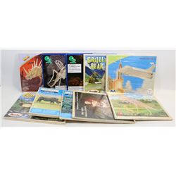 LOT OF 10 WOODEN SEALED