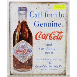 RETRO COCA COLA REPLICA METAL SIGN