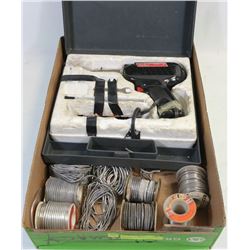 WELLER D550 SOLDERING GUN WITH SOLDER.