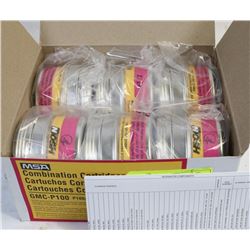 LOT OF 6 COMBINATION CARTRIDGES, GMC-P100