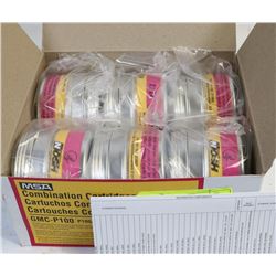 LOT OF 6 COMBINATION CARTRIDGES, GMC-P100