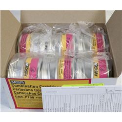 LOT OF 6 COMBINATION CARTRIDGES, GMC-P100