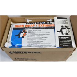 LOT OF 4 WATERJEL BURN WRAP/EXTINGUISHER
