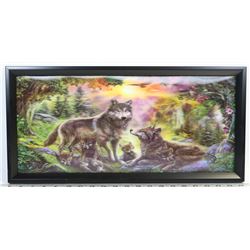 3D WOLF PICTURE