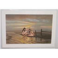 80) "INNOCENCE" PARKHIRST PRINT. 53.5X38. YEAR