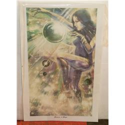 39) "MISTRESS OF MAGIC" MICHAEL R. WHIPPLE PRINT