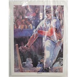 20) "RESPONSE" DAZZIO,FWS PRINT. 47X62.5CM. YEAR