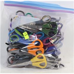 BAG OF ASSORTED SCISSORS