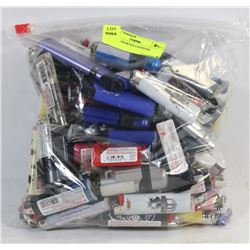 BAG OF ASSORTED LIGHTERS