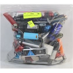 BAG OF ASSORTED LIGHTERS