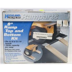 RAMPARTS 8" RAMP TOP & BOTTOM KIT.