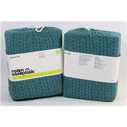 LOT OF TWO ROOM ESSENTIALS TWIN XL SHEET SETS