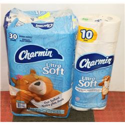 40 ROLLS OF CHARMIN ULTRA SOFT BATHROOM TISSUE