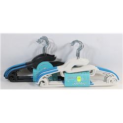 TWO BUNDLES OF 10 NON SLIP HANGERS