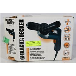 BLACK AND DECKER 1/2" VARIABLE SPEED ELECTRIC
