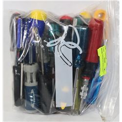 BAG OF ASSORTED HAND TOOLS
