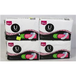 4 PACKS OF KOTEX ULTRA THIN PADS
