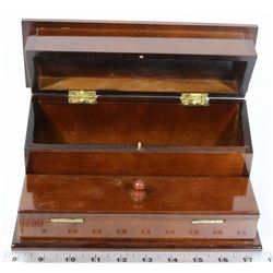 VINTAGE BOMBAY COMPANY SOLID WOOD OFFICE DESK