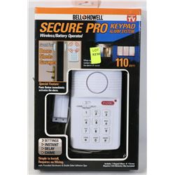 NEW BELL & HOWELL SECURE PRO ALARM SYSTEM