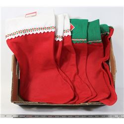 FLAT OF CHRISTMAS STOCKINGS