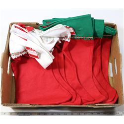 FLAT OF CHRISTMAS STOCKINGS