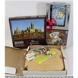 FLAT OF NEW GAMES AND PUZZLES