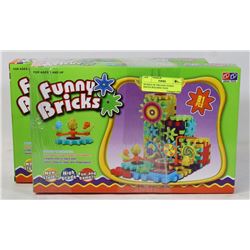 BUNDLE OF TWO 81PC FUNNY BRICKS BUILDING TOYS