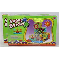 BUNDLE OF TWO 81PC FUNNY BRICKS BUILDING TOYS