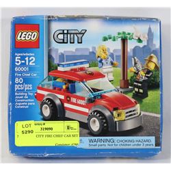 NEW LEGO CITY FIRE CHIEF CAR SET