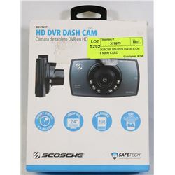 NEW SCOSCHE HD DVR DASH CAM W/ 4GM MEM CARD