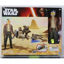 NEW HASBRO STAR WARS SPEEDER BIKE MOTO