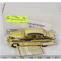 NEW 1949 GOLD PLATED MERCURY