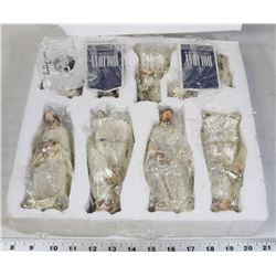 NEW HOLIDAY MEMORIES 8 PC NATIVITY JESUS BIRTH