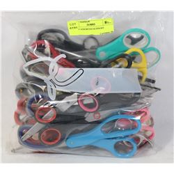 BAG OF ASSORTED SCISSORS